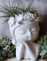 ⁦مزهرية كونكريت على شكل وجه⁩ - الصورة ⁦3⁩