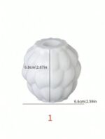 ⁦مزهرية قطرات مطر صغيرة⁩ - الصورة ⁦3⁩